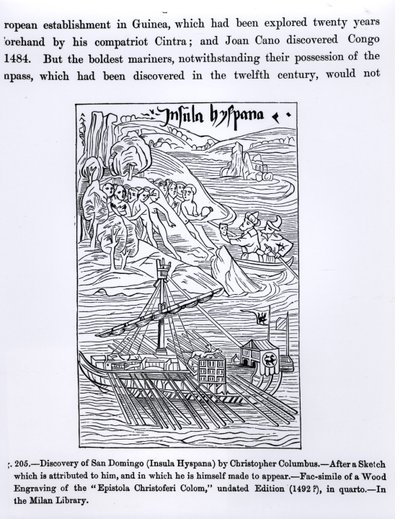 Discovery of San Domingo, from 